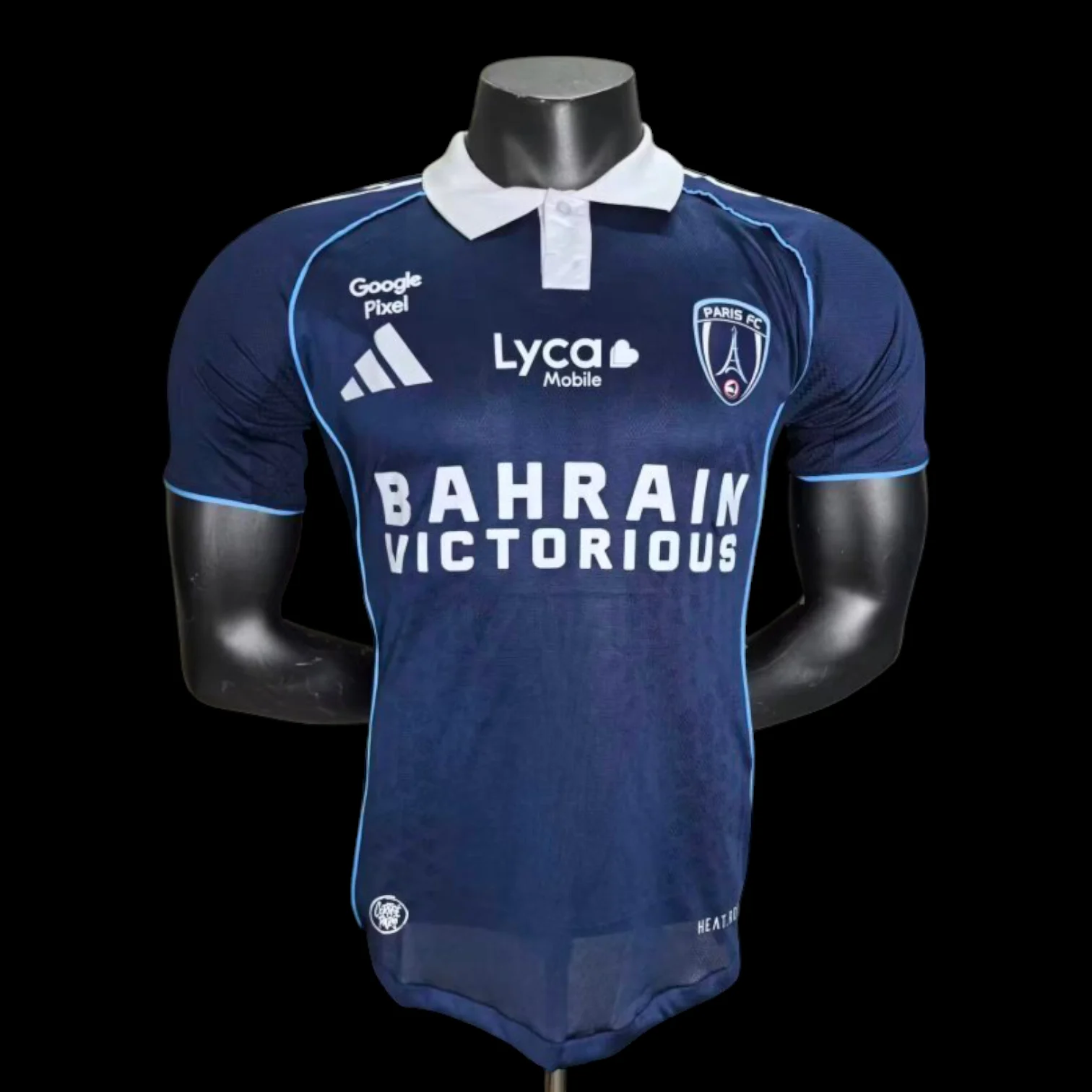 Paris FC Maillot Domicile 2526 – Version Player - Vue 3